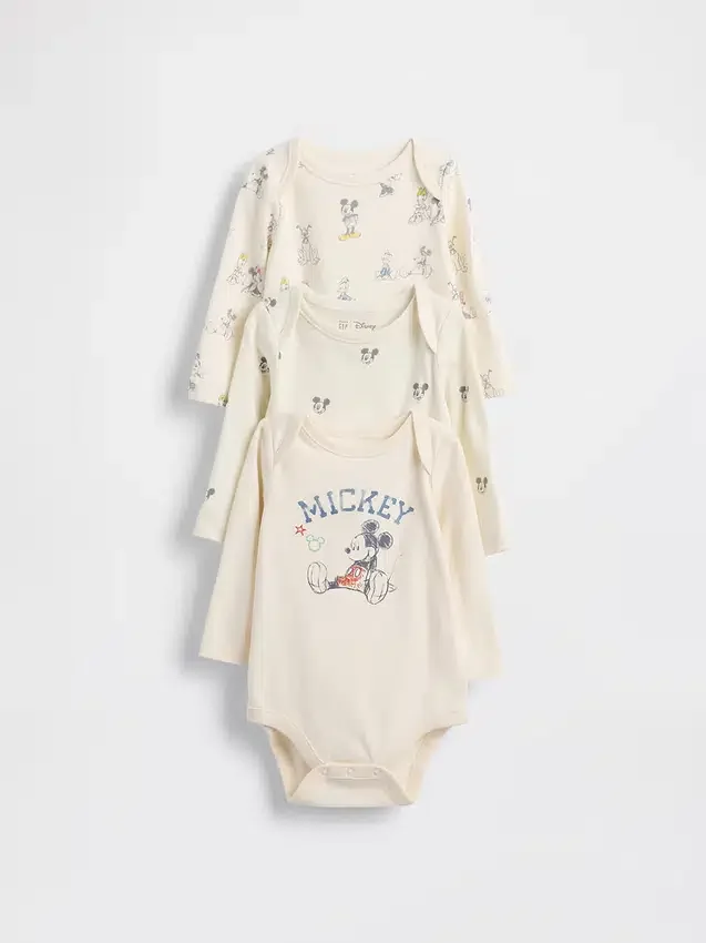 GAP × Disney Baby Body's van biologisch katoen (3-pack)