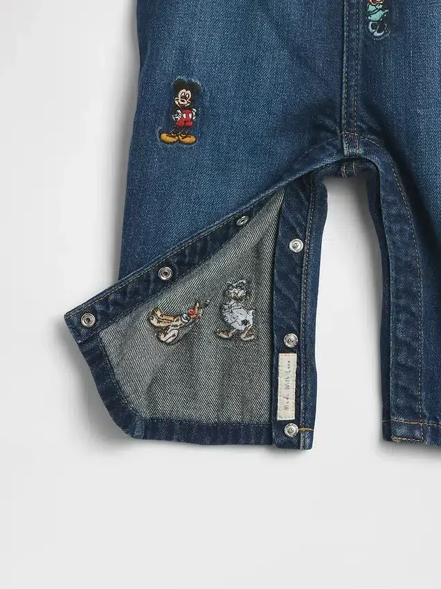 GAP × Disney Baby denim overall