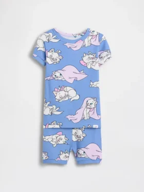 GAP × Disney Baby & Peuter biologische pyjama-set van geborsteld katoen met korte broeken