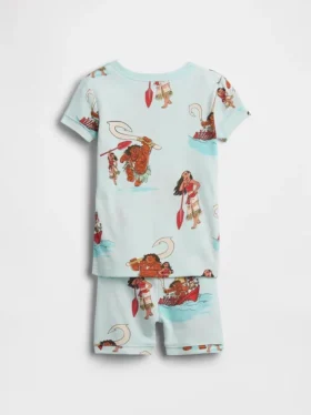GAP × Disney Baby & Peuter biologische pyjama-set van geborsteld katoen met korte broeken