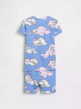 GAP × Disney Baby & Peuter biologische pyjama-set van geborsteld katoen met korte broeken