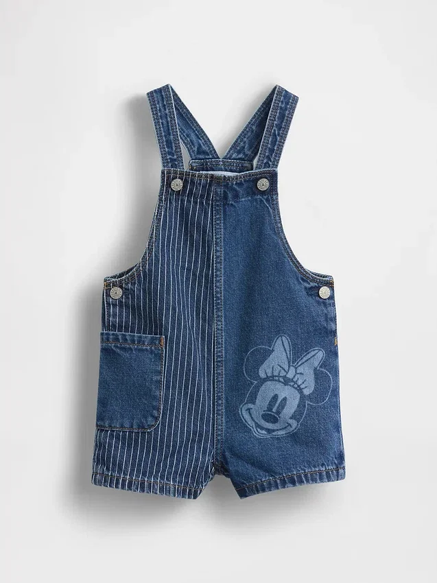 GAP × Disney Baby & Peuter denim shortalls