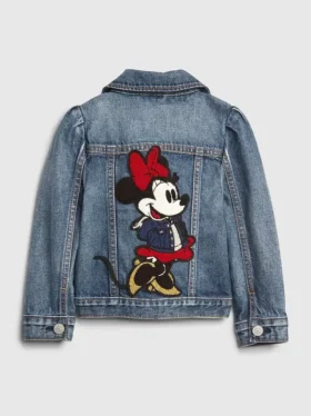 Gap × Disney Baby & Peuter Minnie Mouse Icon-spijkerjasje