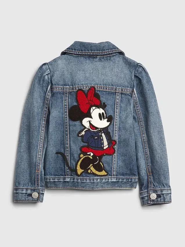Gap × Disney Baby & Peuter Minnie Mouse Icon-spijkerjasje