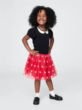 Gap × Disney Baby & Peuter Minnie Mouse-tulejurk