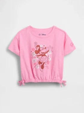 Gap × Disney Baby & Peuter Organic Cotton Bow Graphic T-Shirt