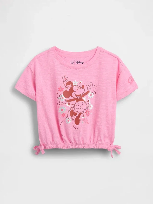 Gap × Disney Baby & Peuter Organic Cotton Bow Graphic T-Shirt