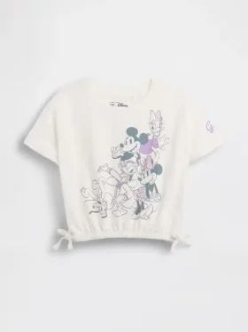 Gap × Disney Baby & Peuter Organic Cotton Bow Graphic T-Shirt