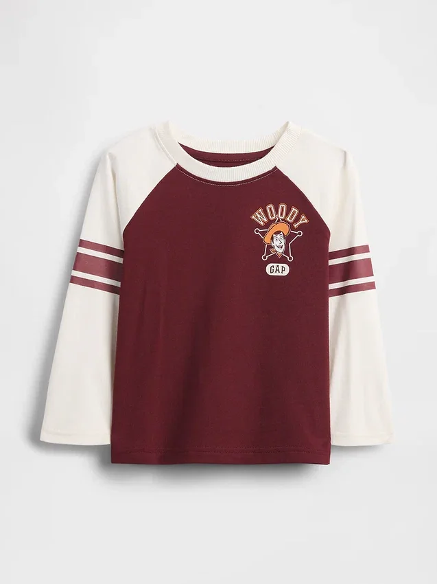Gap × Disney Baby & Peuter Raglan Jersey T-shirt