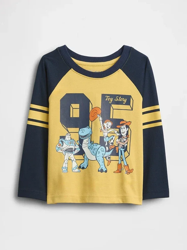 Gap × Disney Baby & Peuter Raglan Jersey T-shirt