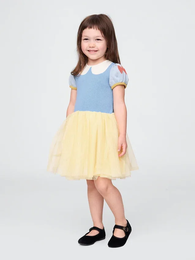 GAP × Disney Baby & Peuter Sneeuwwitje-tulejurk