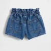 GAP × Disney Baby & Peuter Stride denimkorte broek