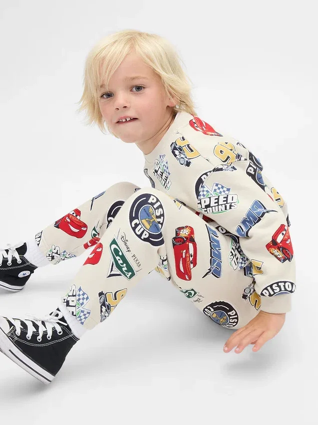 GAP × Disney Baby & Peuter Vintagesoft Cars-sweatset