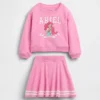 GAP × Disney Baby & Peuter Vintagesoft Terry-skort-outfitset