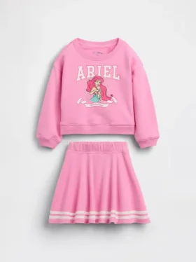 GAP × Disney Baby & Peuter Vintagesoft Terry-skort-outfitset