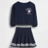 GAP × Disney Baby & Peuter Vintagesoft Terry-skort-outfitset