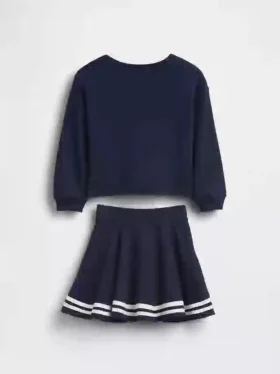 GAP × Disney Baby & Peuter Vintagesoft Terry-skort-outfitset