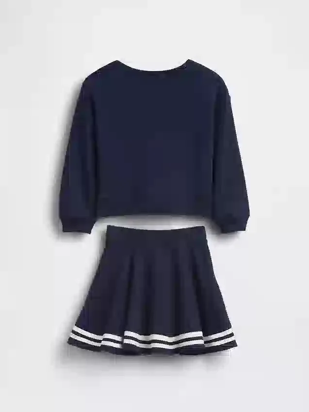 GAP × Disney Baby & Peuter Vintagesoft Terry-skort-outfitset