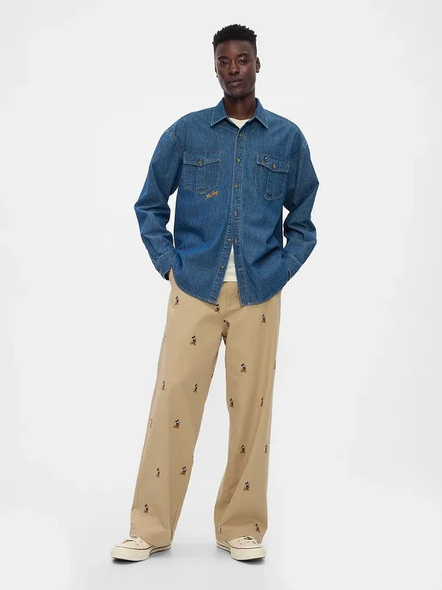 GAP × Disney denim westernhemd