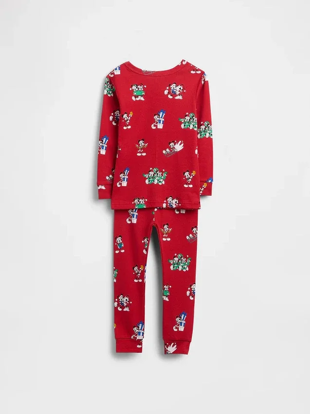 GAP × Disney Kids & Baby biologische pyjamaset van geborsteld katoen voor de feestdagen