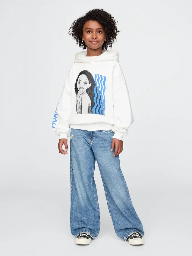 GAP × Disney kinder-hoodie met oversized pasvorm van Vintagesoft
