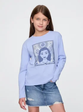 Gap × Disney kinder-T-shirt met Moana-print