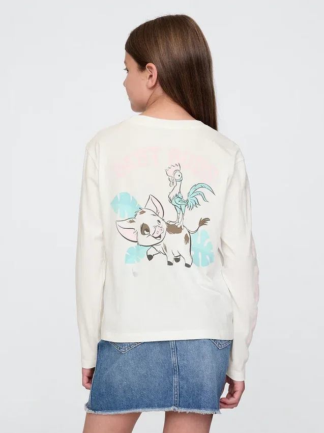 Gap × Disney kinder-T-shirt met Moana-print