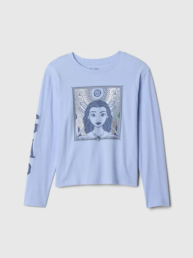 Gap × Disney kinder-T-shirt met Moana-print