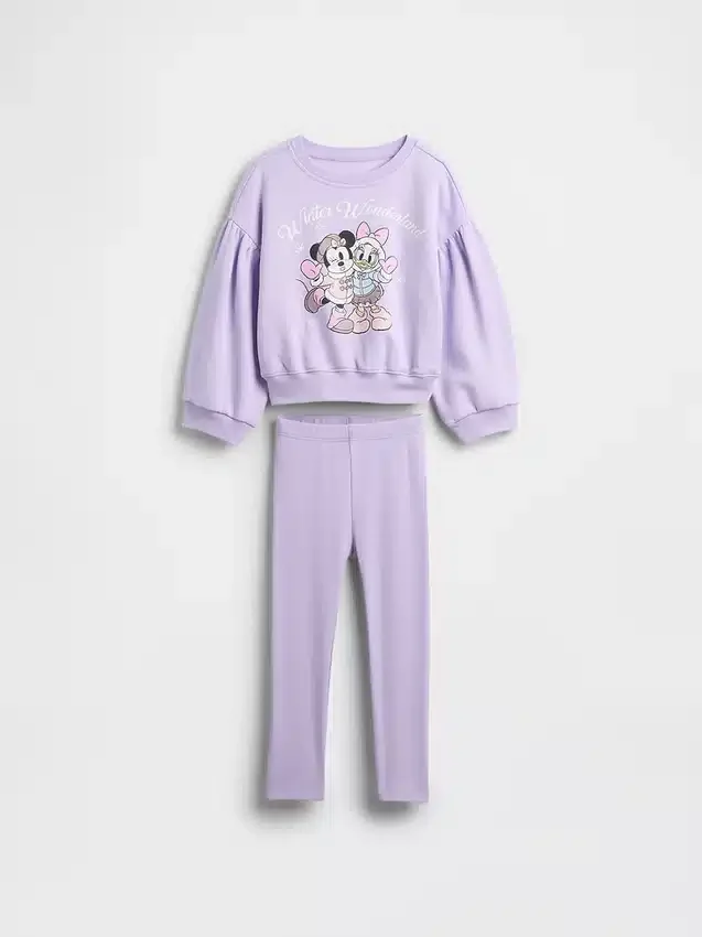 GAP × Disney-set met bubble-sweatshirt voor Baby & Peuter