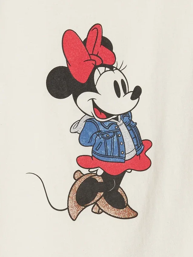 Gap × Disney T-shirt met Minnie Mouse-afbeelding voor Baby & Peuter