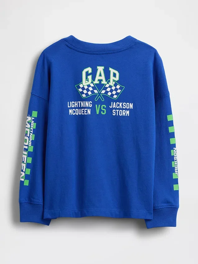 Gap × Disney T-shirt met print voor Baby & Peuter met Cars-motief