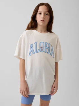 GAP × Disney T-shirt voor kinderen met oversized pasvorm