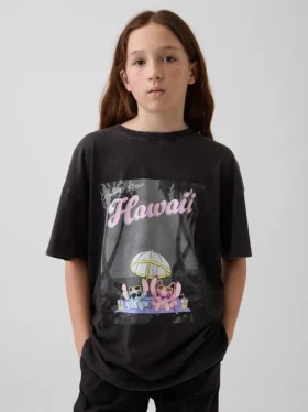 GAP × Disney T-shirt voor kinderen met oversized pasvorm