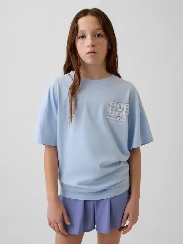 GAP × Disney T-shirt voor kinderen met oversized pasvorm