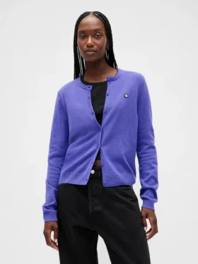 GAP × Disney Tim Burton's The Nightmare Before Christmas CashSoft-vest met doodshoofden