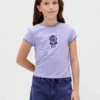 Gap × Disney Tim Burton’s The Nightmare Before Christmas kinder-T-shirt met print in gekrompen pasvorm