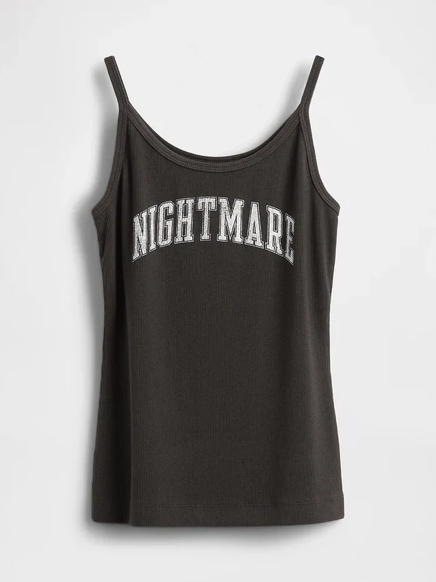 GAP × Disney Tim Burton’s The Nightmare Before Christmas mini-ribtanktop