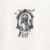 GAP × Disney Tim Burton's The Nightmare Before Christmas modern T-shirt met strakke pasvorm