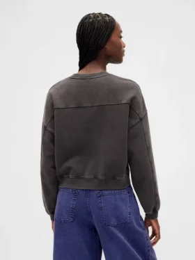 GAP × Disney Tim Burton’s The Nightmare Before Christmas zwaar sweatshirt met doodshoofd