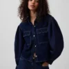 Gap × Hfr denimhemd met ballonmouwen van Latoucha