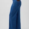 GAP × Hfr High Rise Pintuck Stride Wide-Leg Jeans van Atelier Ndigo