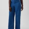 GAP × Hfr High Rise Pintuck Stride Wide-Leg Jeans van Atelier Ndigo