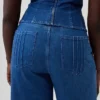 GAP × Hfr High Rise Pintuck Stride Wide-Leg Jeans van Atelier Ndigo