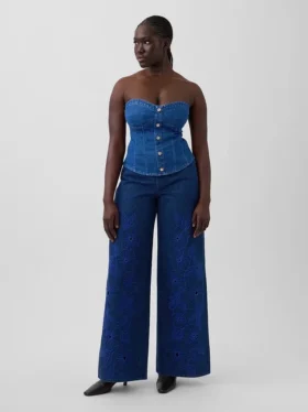 Gap × Hfr laaghangende bloemenprint extra baggy Jeans van Atelier Ndigo