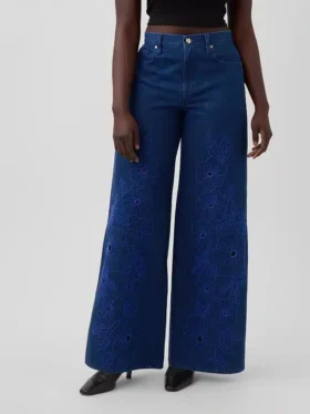Gap × Hfr laaghangende bloemenprint extra baggy Jeans van Atelier Ndigo