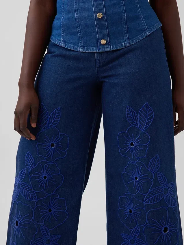 Gap × Hfr laaghangende bloemenprint extra baggy Jeans van Atelier Ndigo