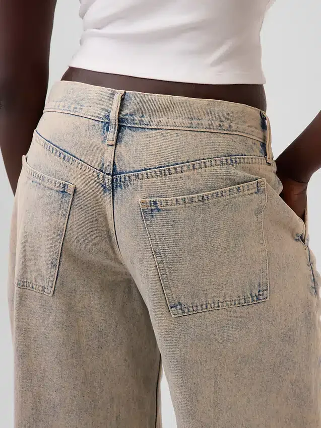 GAP × Hfr Low Rise Baggy Barrel Jeans uit de collectie van Nicole Benefield