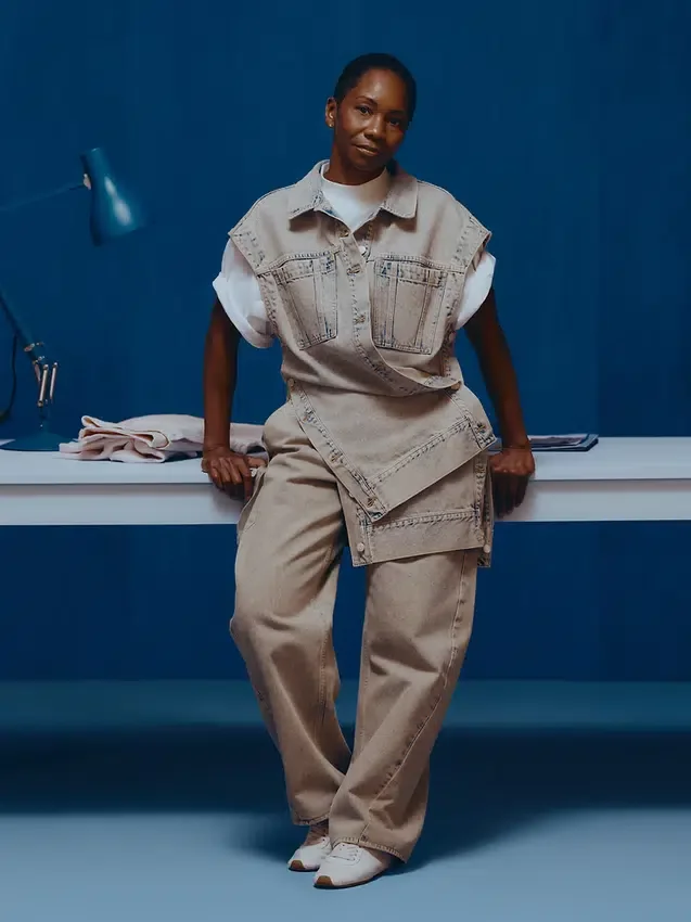 GAP × Hfr Low Rise Baggy Barrel Jeans uit de collectie van Nicole Benefield