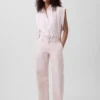 Gap × Hfr roze baggy barrel-Jeans met lage taille uit de collectie van Nicole Benefield