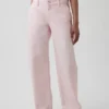 Gap × Hfr roze baggy barrel-Jeans met lage taille uit de collectie van Nicole Benefield